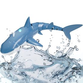 VEVOR Remote Control Shark Toy, 2.4GHz High Simulation Shark RC Boat for Swimming Pool Bathroom, Electric RC Shark Fish Toy with 2 Batteries