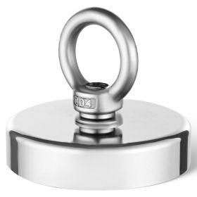 VEVOR Fishing Magnet, 700 LBS/318 Kg Pulling Force Super Strong Neodymium Fishing Magnet (Default: Default)